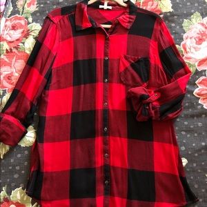 Plaid Button shirt